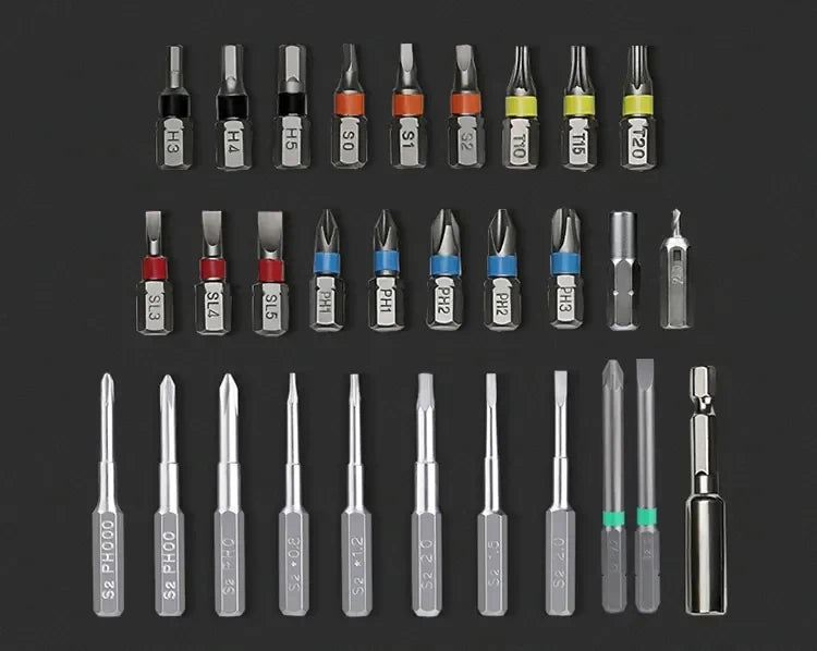 WORX WX242 4V Smart Cordless Electric Screwdriver Set | 30-Bit Rechargeable Mini Power Tool