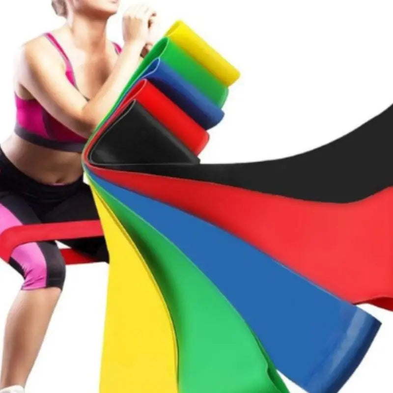 5 Kit Thera Mini Band Multifuncional Fisioterapia Crossfit Faixas Elásticas