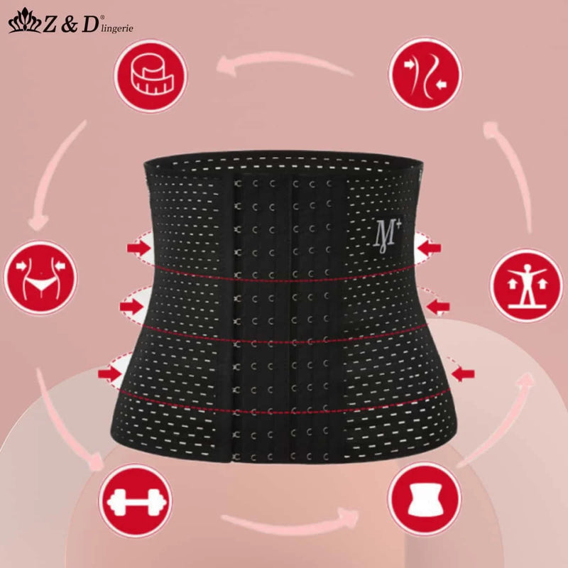 Z & D Lingerie 889 - Cinta Modeladora Térmica Redutora de Medidas