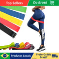5 Faixas Elásticas de Resistência para Yoga Pilates Treino Ginásio kit