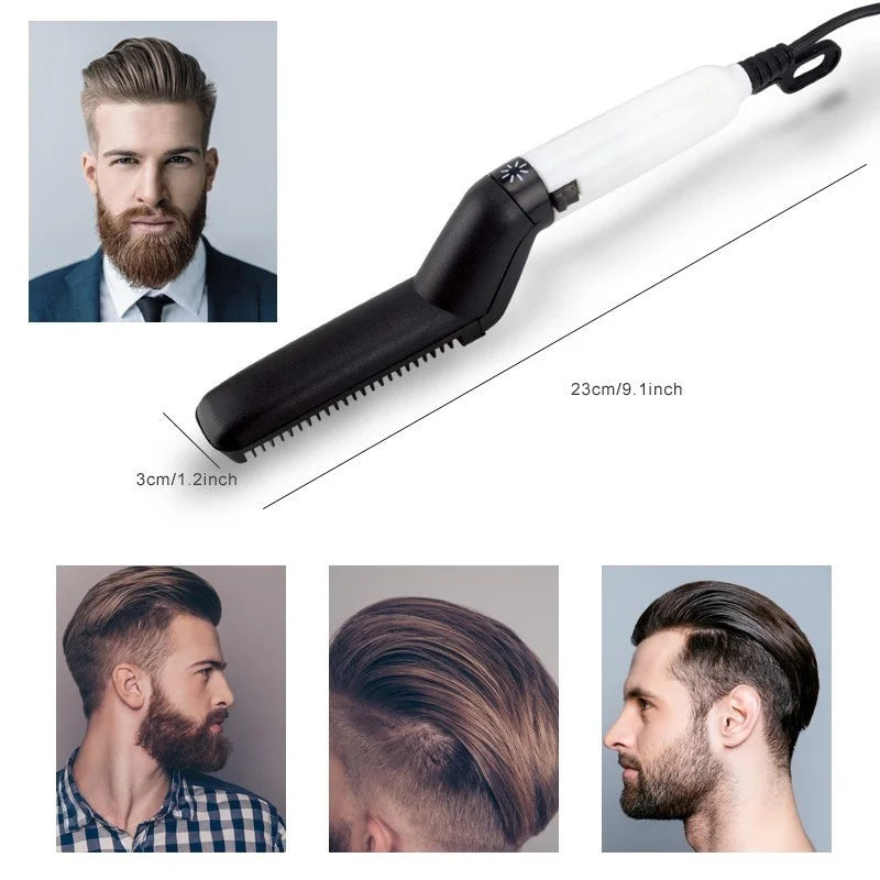 Modeladora  E Alisador De Cabelo E Barba Masculino