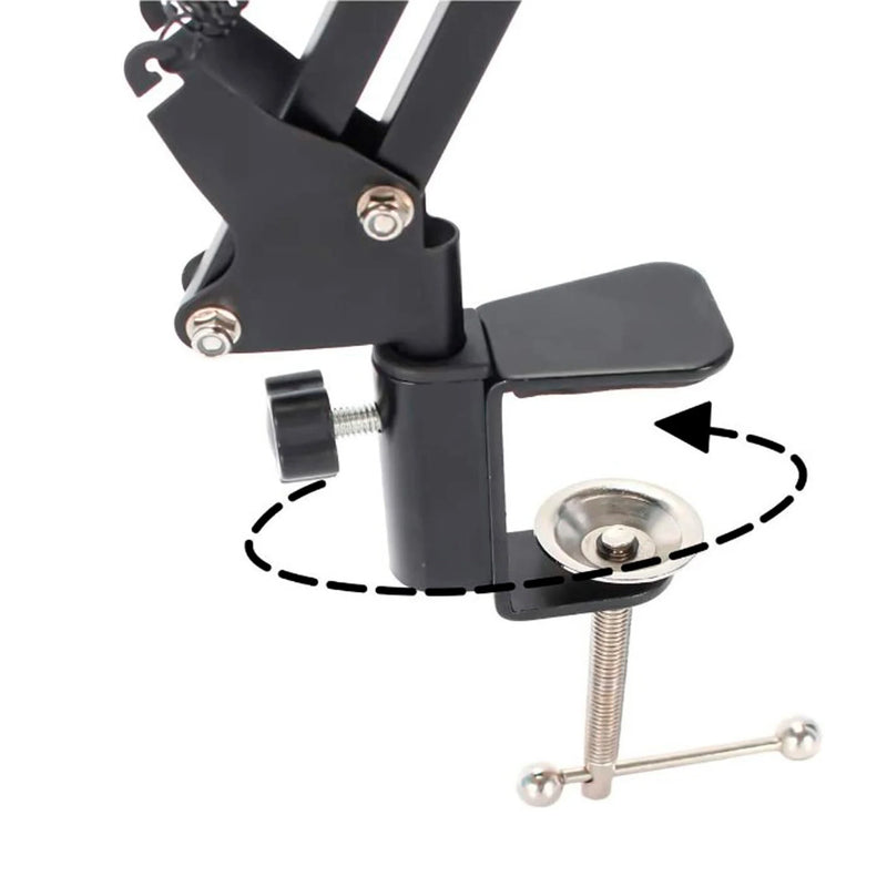 Suporte para Microfone de mesa profissional ajustável, Braço Articulado compatível com hyperx quadcast e outros microfones