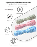 Durable Dog Toothbrush Chew Toy Stick | Soft Rubber Dental Cleaner & Massage Toy for Puppies and Small Dogs