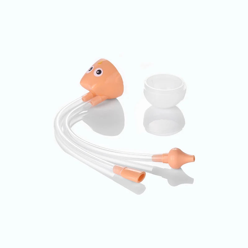 Newborn Baby Nasal Aspirator | Soft Silicone Nose Cleaner with Anti-Backflow Design | Safe & Gentle Suction Tool for Infants