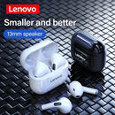 Lenovo LP40 TWS Wireless Earbuds – Bluetooth 5.0 Stereo In-Ear Headphones with Touch Control (Type-C Case)