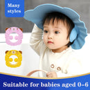 Baby Shower Soft Cap – Adjustable Hair Wash Hat with Ear & Eye Protection for Kids Bath Time