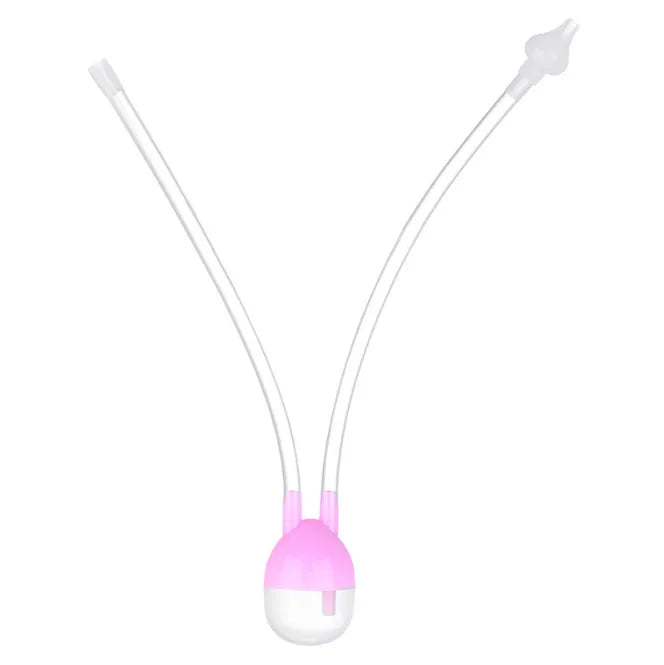Newborn Baby Nasal Aspirator | Soft Silicone Nose Cleaner with Anti-Backflow Design | Safe & Gentle Suction Tool for Infants