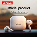 Lenovo LP40 TWS Wireless Earbuds – Bluetooth 5.0 Stereo In-Ear Headphones with Touch Control (Type-C Case)