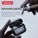Lenovo LP40 TWS Wireless Earbuds – Bluetooth 5.0 Stereo In-Ear Headphones with Touch Control (Type-C Case)