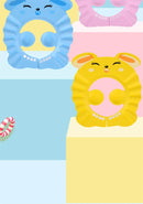 Baby Shower Soft Cap – Adjustable Hair Wash Hat with Ear & Eye Protection for Kids Bath Time