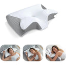 2-in-1 Memory Foam Cervical Pillow – Ergonomic Contour Neck Support for Sleep & Neck Pain Relief