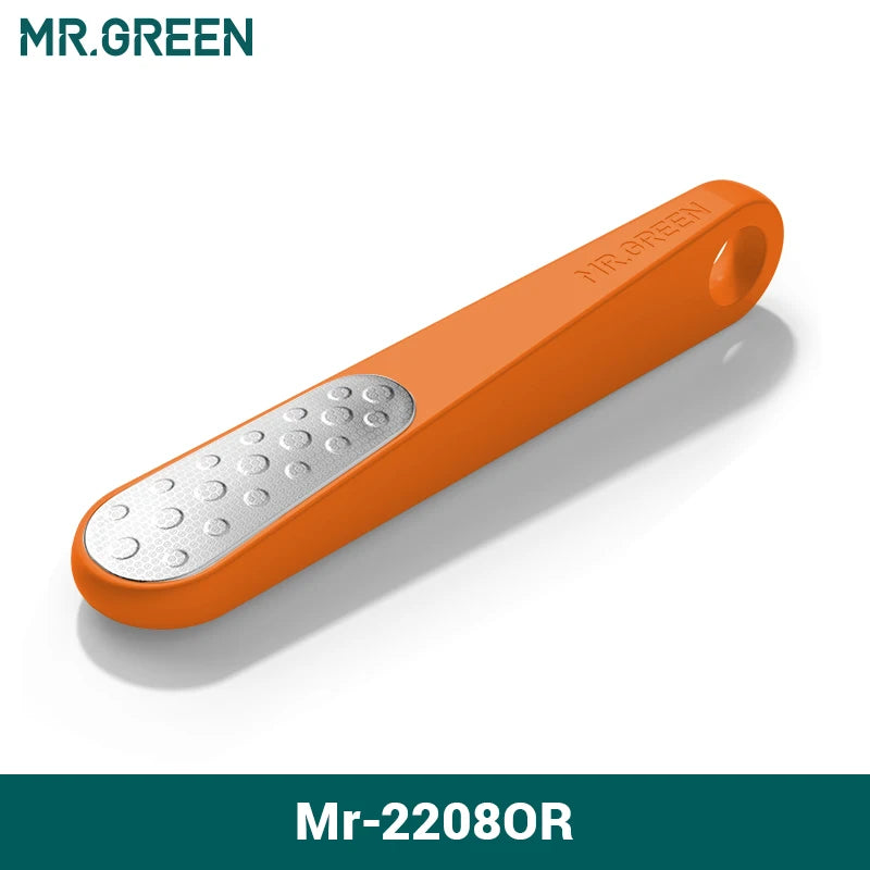 Lixa de Pé Profissional MR.GREEN MR-2208 – Dupla Face Inox, Remove Calos com Facilidade