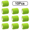 10 Rolls Self-Adhesive Elastic Bandage – Breathable Sports Wrap Tape for Knee, Finger, Shoulder & Tattoo Protection