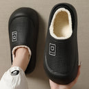 Women’s Winter Fleece-Lined Warm Slippers – Thick Sole, Non-Slip Indoor Comfort