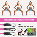 5-Piece Kickboxing Leg Resistance Training Set – Bounce Strength Bands with Ankle Buckles for Running & Martial Arts