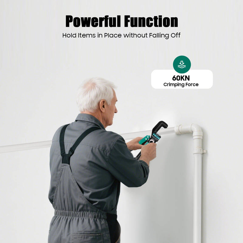 Hydraulic Cable Crimping Tool 60KN – Manual Crimper with 8 Dies for 4–70mm² Terminals