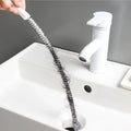 Flexible Sink Drain Cleaning Brush – Bendable Clog Remover for Bathroom & Kitchen Overflow Drains (Size M)