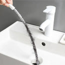 Flexible Sink Drain Cleaning Brush – Bendable Clog Remover for Bathroom & Kitchen Overflow Drains (Size M)