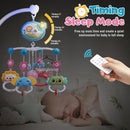 Yokibo Musical Baby Crib Mobile – Lights, Star Projection & Remote Control with 400 Melodies (0+ Months)