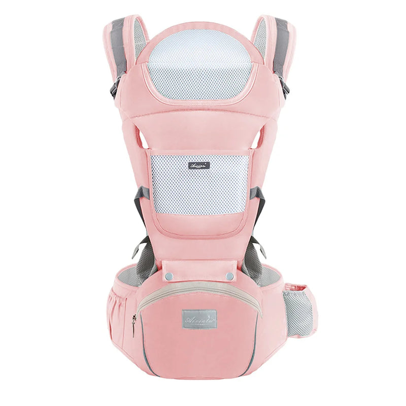 Ergonomic Baby Carrier with Hip Seat – Multi-Position Backpack for Newborns & Toddlers (0–2Y) 👶✨