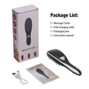 Electric Scalp Massage Comb – Red & Blue Light Therapy Hair Care Device