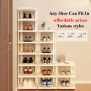 Multi-Layer Shoe Rack – Space-Saving Plastic Shoe Organizer with Large Capacity for Entrance, Closet & Home Storage 🏠