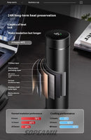 Smart Temperature Display Car Thermos Mug – Vacuum Insulated Travel Coffee Cup