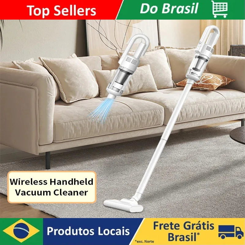 Aspirador de pó sem fio portátil, USB recarregável 2000mAh máquina mop, carro e aspirador portátil doméstico
