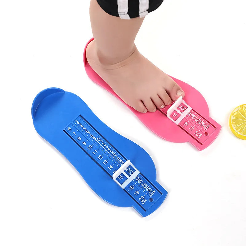 Bebê Souvenirs Pé Sapato Tamanho Medida Medidor Ferramenta Dispositivo Régua de Medição Novidade Pegada Criadores Diversão Engraçado Gadgets Presente de Aniversário