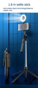 COOL DIER Tripod & Selfie Stick – 180cm Adjustable Stand with Bluetooth Remote for Smartphones & Cameras