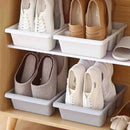 Space-Saving Shoe Cabinet Organiser – Oblique Plug-In Shoe Storage Rack (1–3PCS) with Integrated Shoe Box