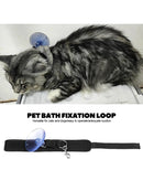 Pet Bath Fixation Strap with Suction Cup – Anti-Scratch Grooming Leash