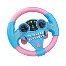 Brilliant flying simulation toys children's early education co-pilots steering wheel toys with vocals