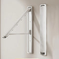 Folding Wall-Mounted Clothes Drying Rack – Stretchable Invisible Balcony Airer (No-Drill Aluminium Hanging Pole)