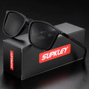 SUPKLEY Polarized Sports Sunglasses for Men | UV400 Protection Square Frame | Lightweight & Stylish Outdoor Eyewear