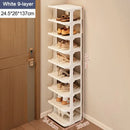 Multi-Layer Shoe Rack – Space-Saving Plastic Shoe Organizer with Large Capacity for Entrance, Closet & Home Storage 🏠