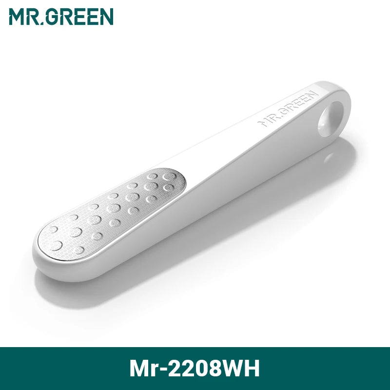 Lixa de Pé Profissional MR.GREEN MR-2208 – Dupla Face Inox, Remove Calos com Facilidade