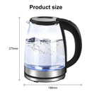 1.8L Electric Glass Kettle – Fast Boiling, Safe, and Stylish for Every Kitchen!