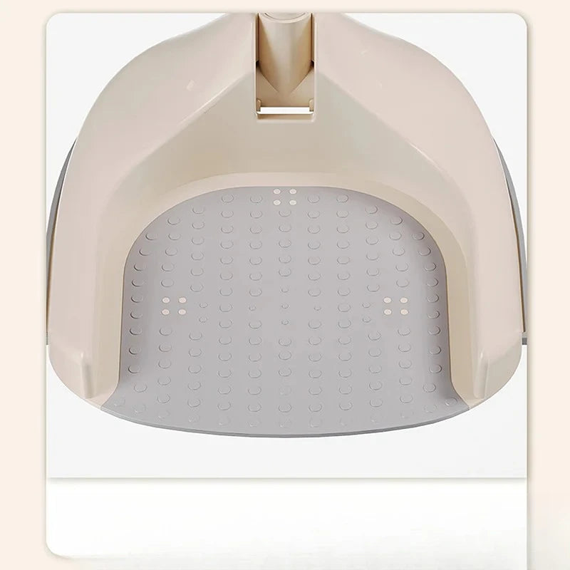 Adjustable Baby Shower Rack | Foldable Anti-Slip Bath Caddy for Infants with Drainage Holes & Height Adjustment