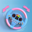 Brilliant flying simulation toys children's early education co-pilots steering wheel toys with vocals