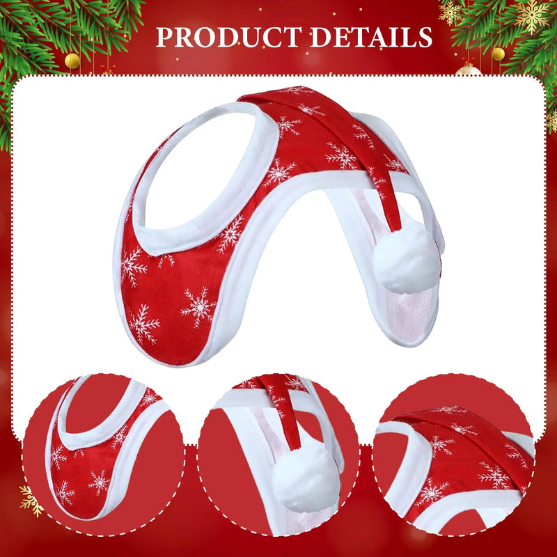 Christmas Horse Hat – Festive Santa Cap for Equestrian Holiday Fun