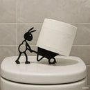 Cute Animal Toilet Paper Holder – Minimalist Bathroom Tissue Hanger & Practical Paper Roll Organiser