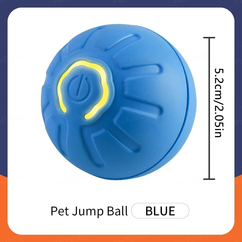 Smart Interactive Jumping Ball for Dogs & Cats | USB Rechargeable Automatic Moving Toy | Anti-Stress Pet Play Ball