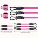 5-Piece Kickboxing Leg Resistance Training Set – Bounce Strength Bands with Ankle Buckles for Running & Martial Arts