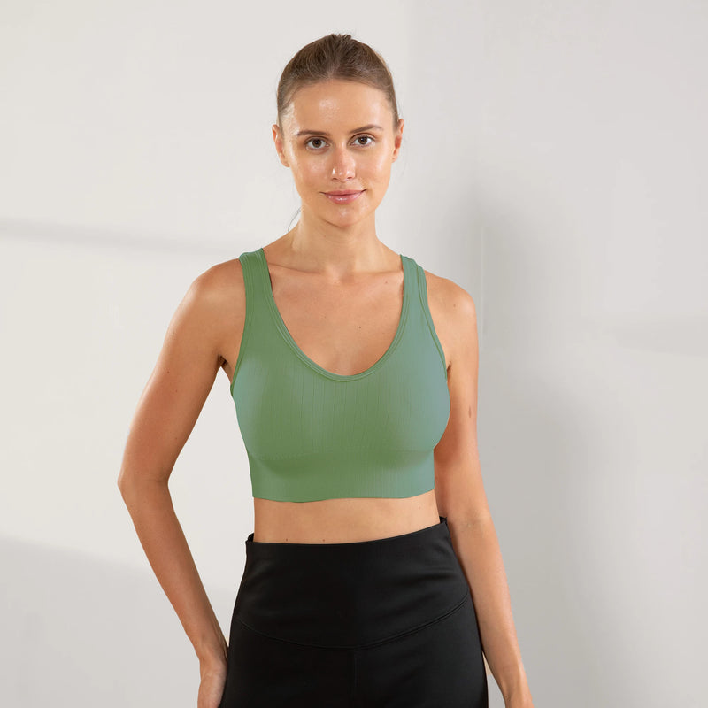 Ginásio, Ternos Fitness Femininos, Sutiãs Esportivos, Top Hanes Feminino Sem Bojo Basico Plano Sem Costura Lateral, Brasil