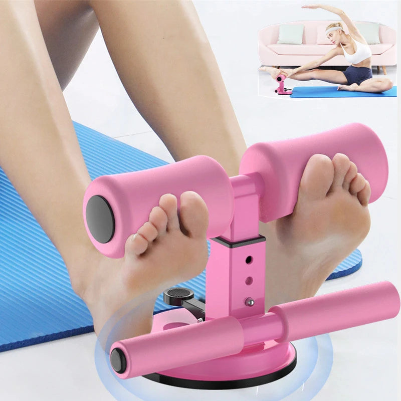 Self-Suction Sit-Up Bar – Home Gym Abdominal Trainer for Abs, Arms, Legs & Core Strength 🔥