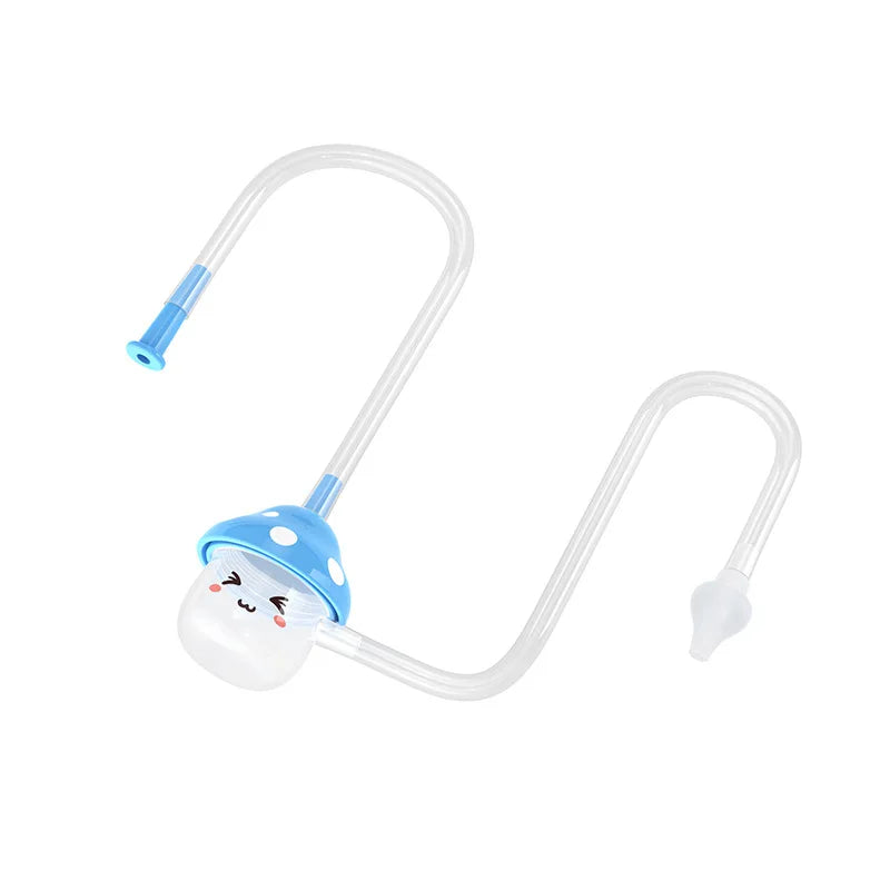 Newborn Baby Nasal Aspirator | Soft Silicone Nose Cleaner with Anti-Backflow Design | Safe & Gentle Suction Tool for Infants