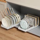 Pull-Out Kitchen Cabinet Organiser – Adjustable Pot & Dish Storage Rack with Slide Rails (No Drilling)  📝 Descrição completa (British English + forte para conversão)