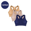 Sutiã Push-Up Sem Aro com Bojo 3/4 – Conforto e Modelagem Natural