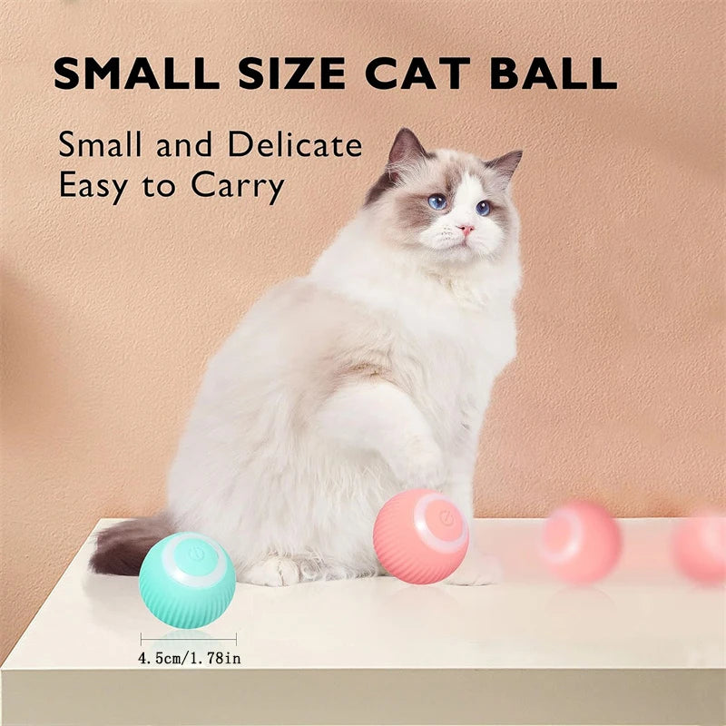 Smart Interactive Jumping Ball for Dogs & Cats | USB Rechargeable Automatic Moving Toy | Anti-Stress Pet Play Ball